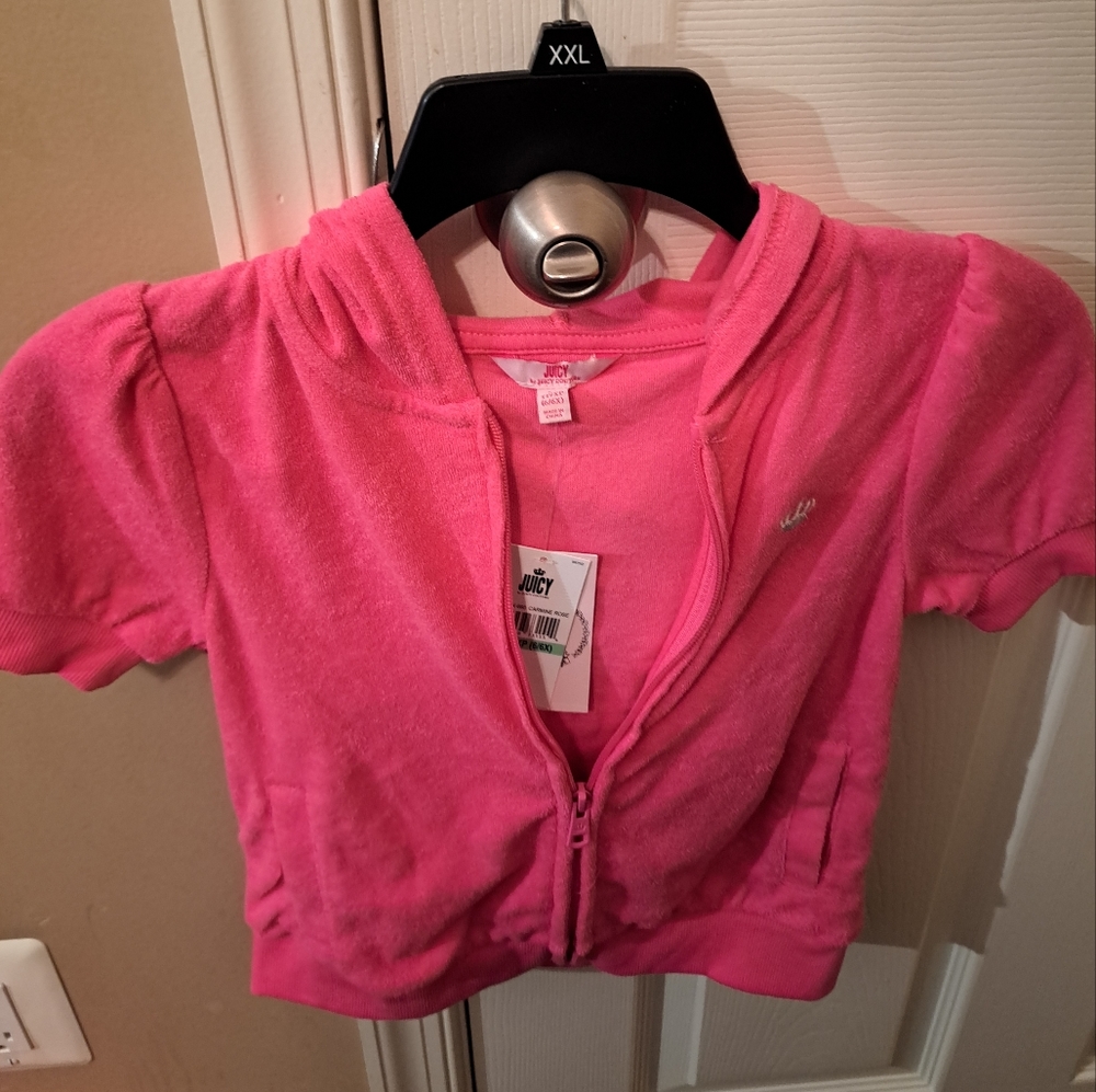 Juicy Couture Girls short sleeve jacket NWT